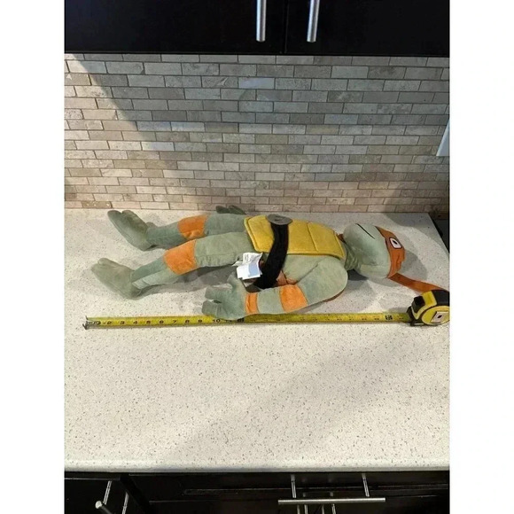 Nickelodeon Teenage‎ Mutant Ninja Turtles Michaelangelo Plush Pillow b18 - Picture 6 of 6